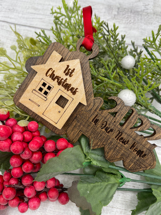 First Christmas In Our New Home Ornament - Perfect Gift!