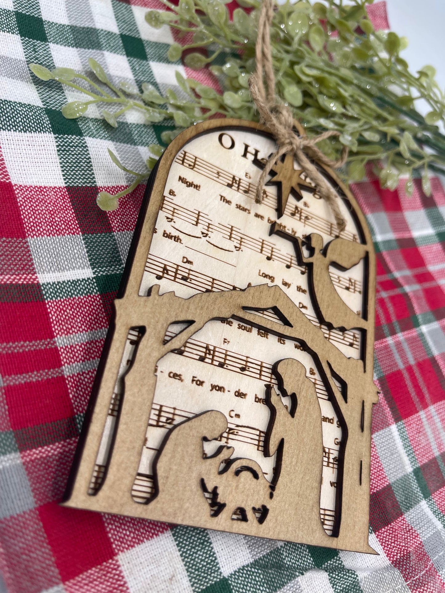 O Holy Night Nativity Song Ornament
