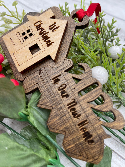 First Christmas In Our New Home Ornament - Perfect Gift!