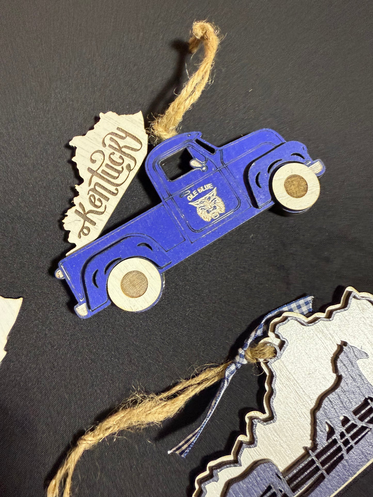 Kentucky Blue & White Ornament Bundle #1