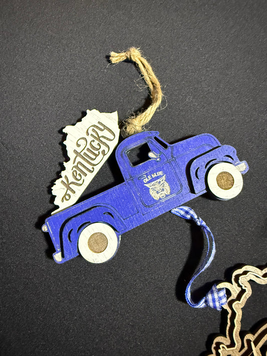 Kentucky Blue & White Ornament Bundle #2