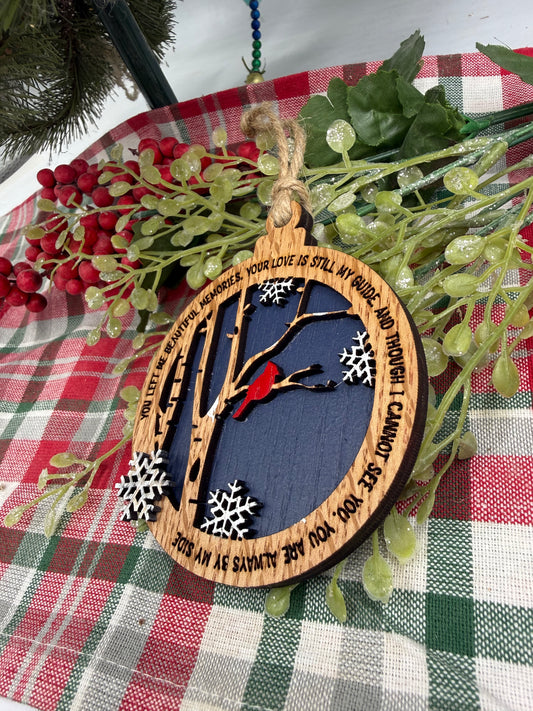 Cardinal Memorial Christmas Ornament Bereavement Gift Ornament