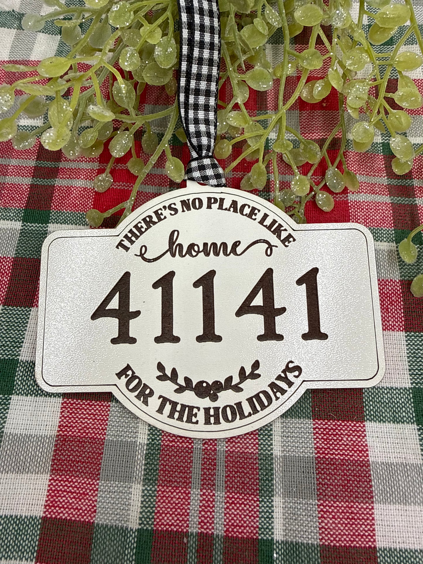 Zip Code Ornament for Christmas Ornament for Home Ornament Hometown Gift for New Home Zip Code