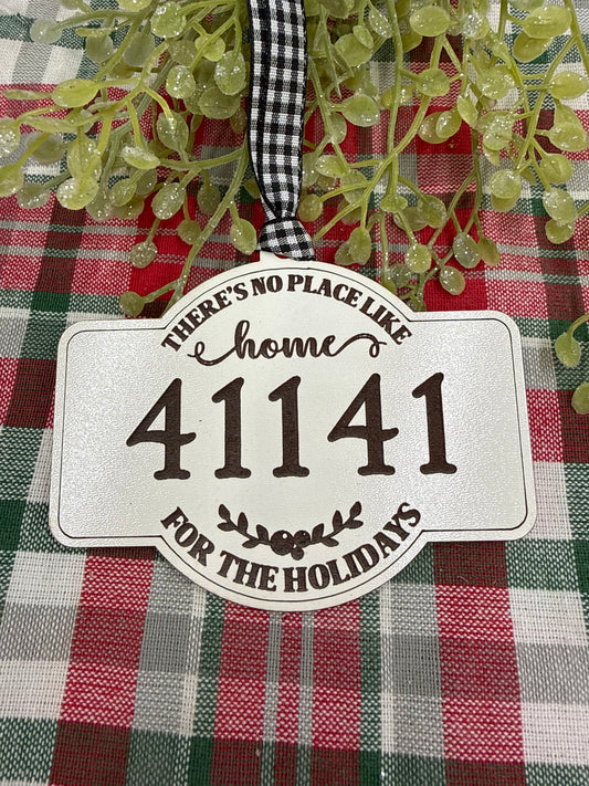 Zip Code Ornament for Christmas Ornament for Home Ornament Hometown Gift for New Home Zip Code
