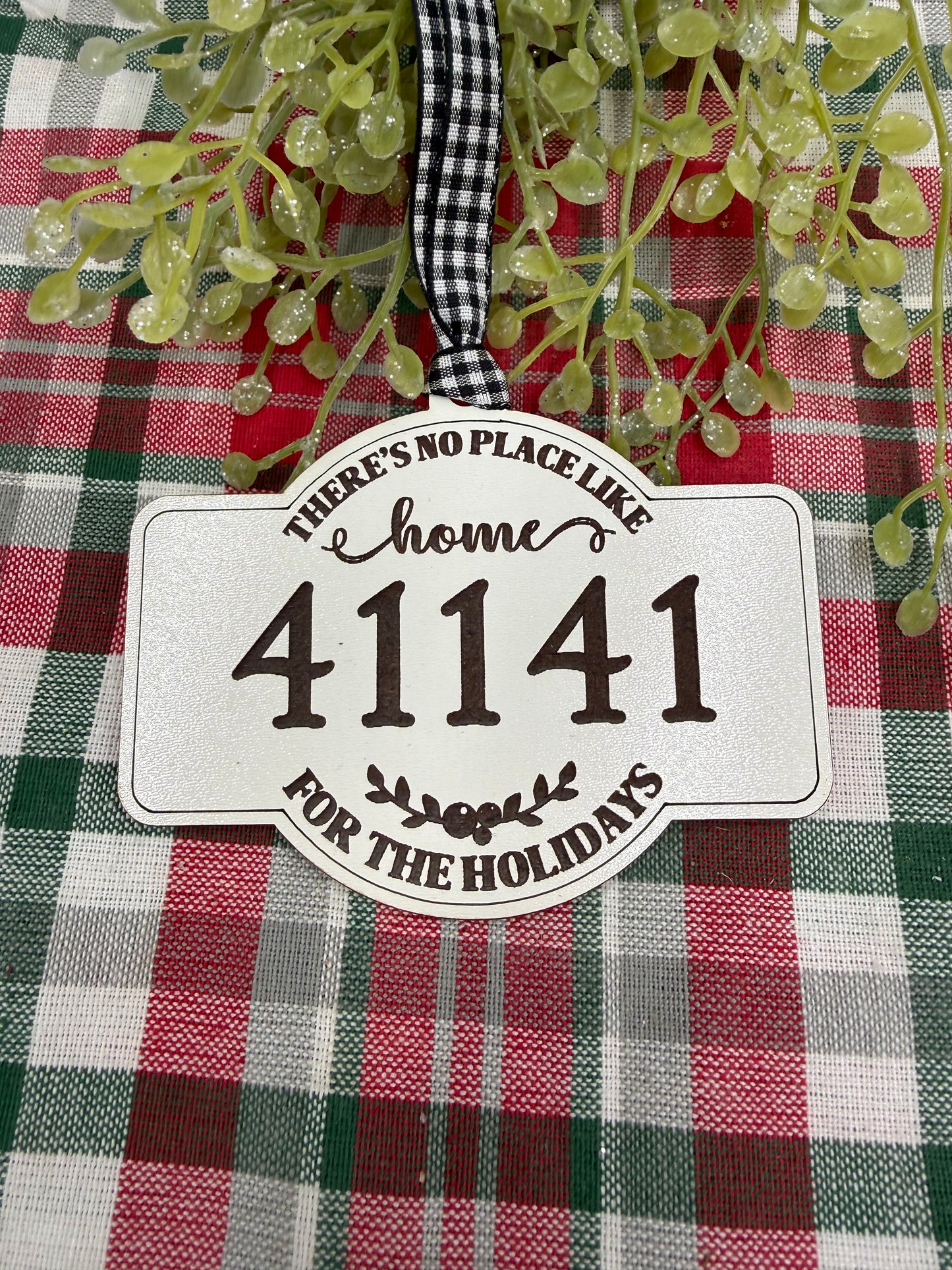 Zip Code Ornament for Christmas Ornament for Home Ornament Hometown Gift for New Home Zip Code