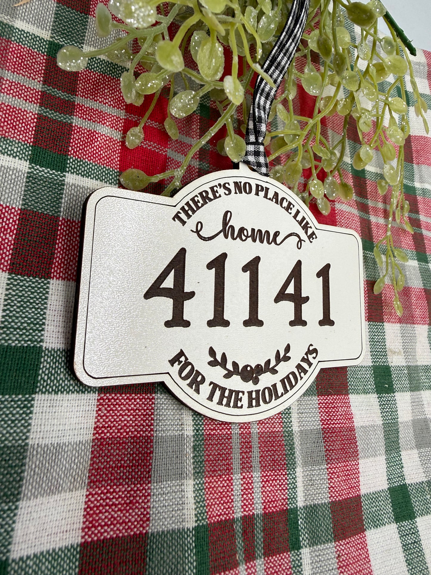 Zip Code Ornament for Christmas Ornament for Home Ornament Hometown Gift for New Home Zip Code