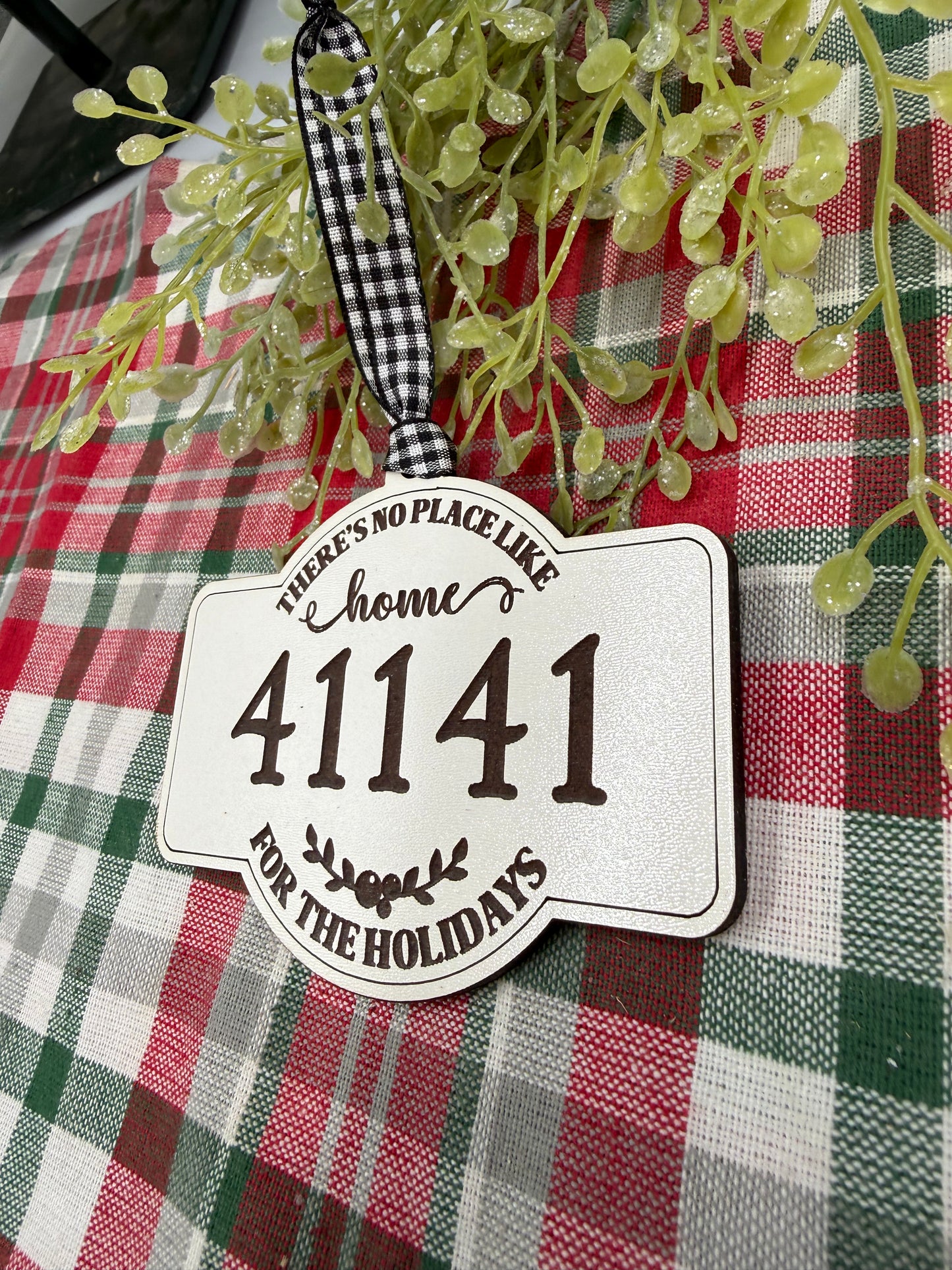 Zip Code Ornament for Christmas Ornament for Home Ornament Hometown Gift for New Home Zip Code