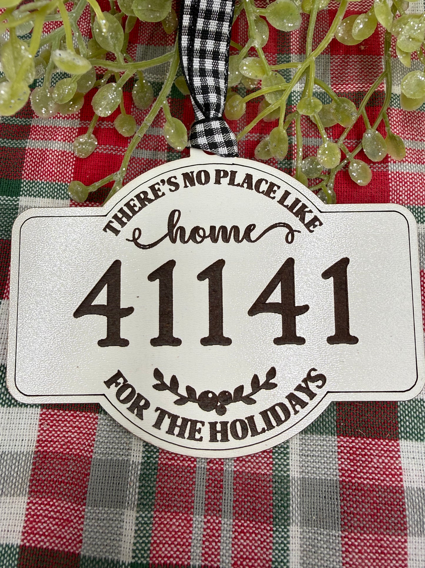 Zip Code Ornament for Christmas Ornament for Home Ornament Hometown Gift for New Home Zip Code