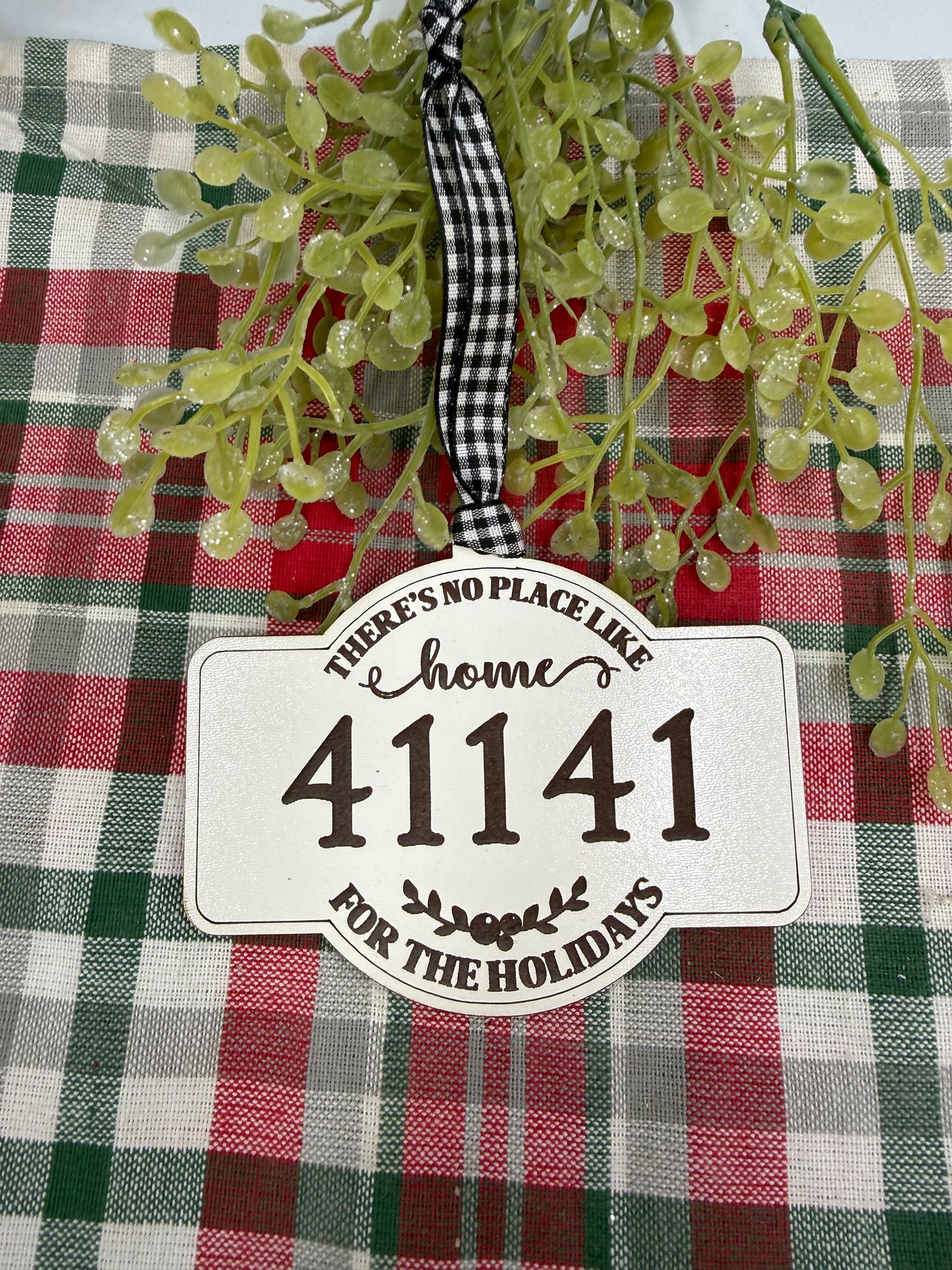 Zip Code Ornament for Christmas Ornament for Home Ornament Hometown Gift for New Home Zip Code