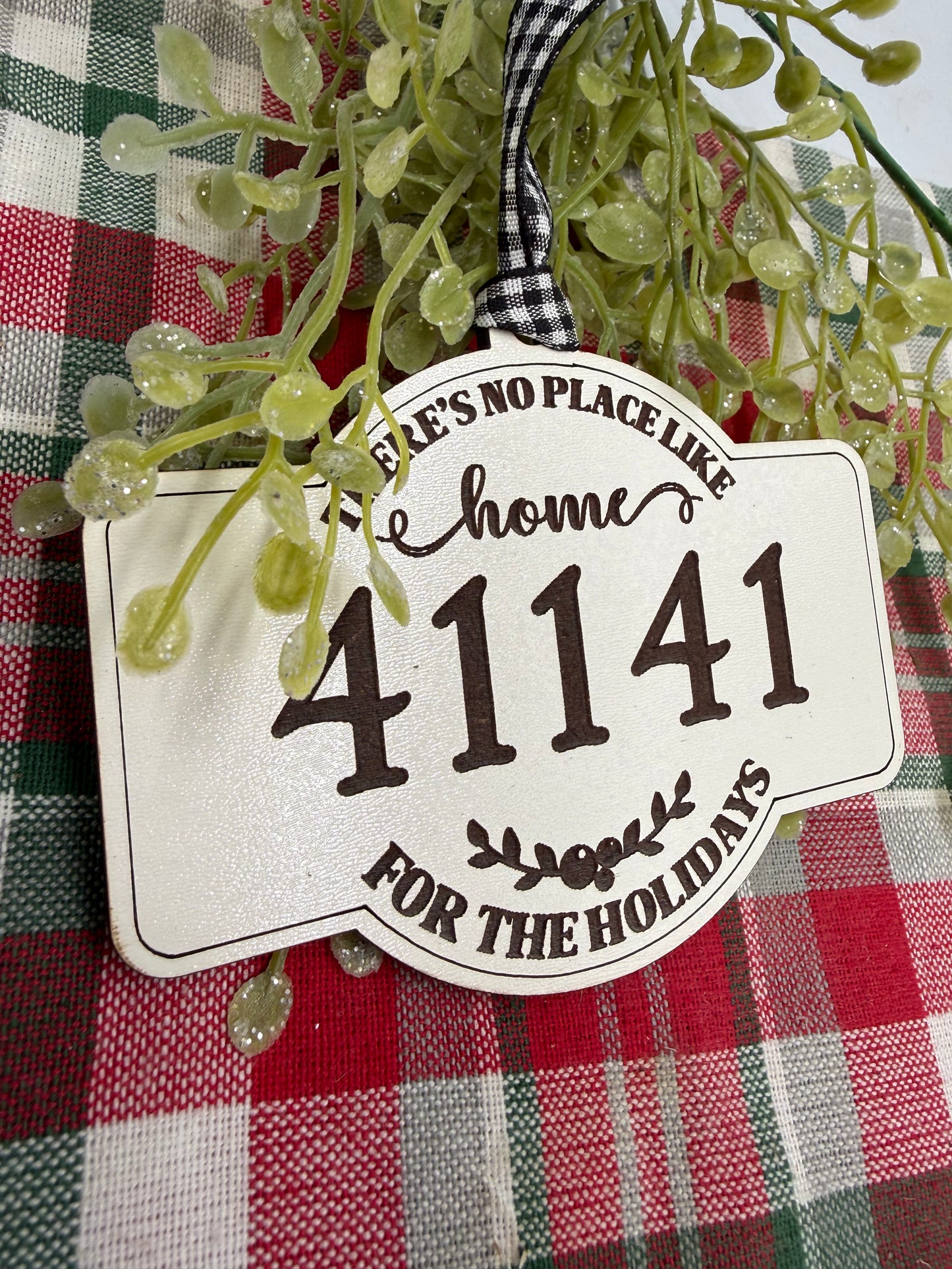Zip Code Ornament for Christmas Ornament for Home Ornament Hometown Gift for New Home Zip Code