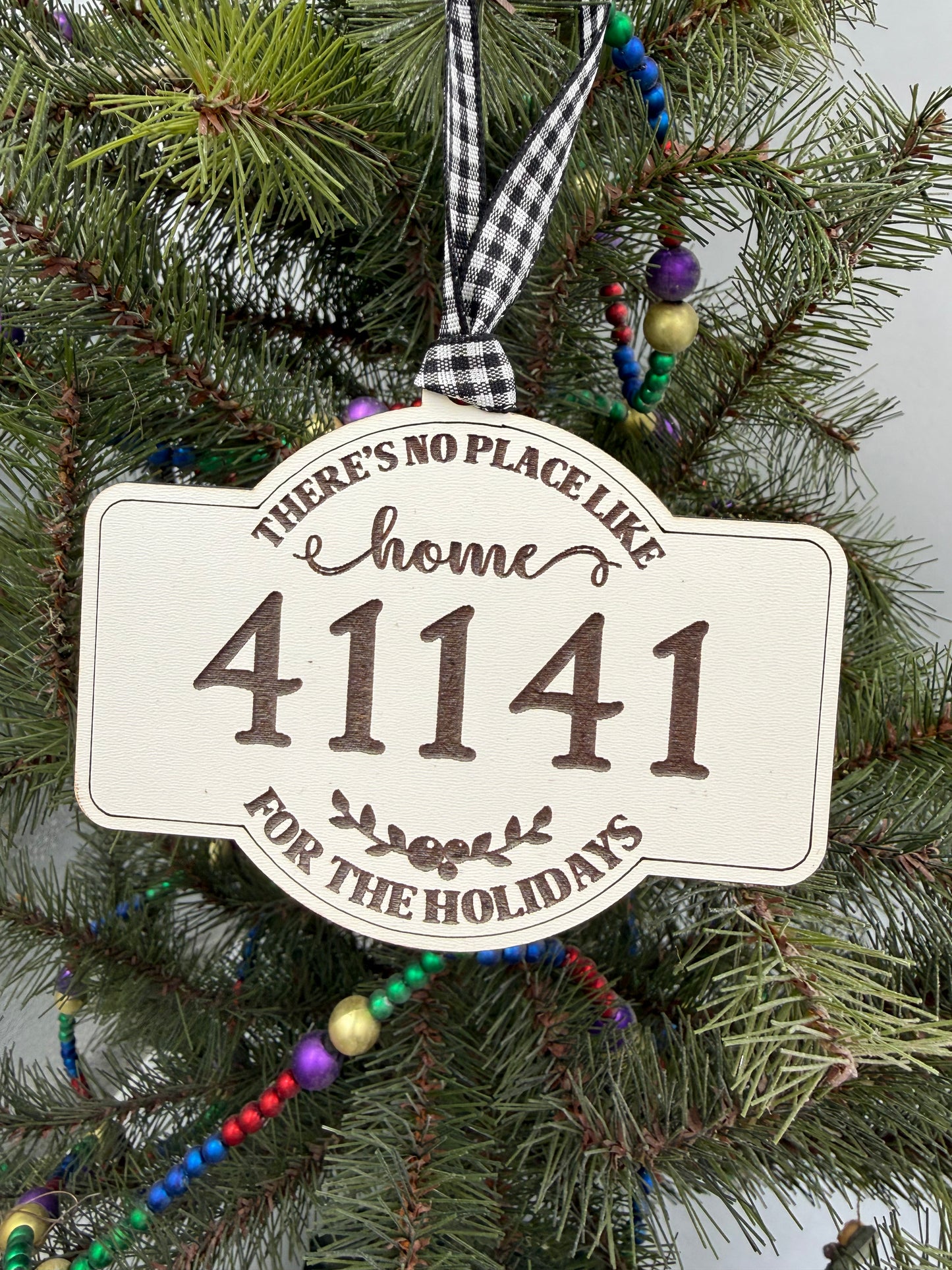 Zip Code Ornament for Christmas Ornament for Home Ornament Hometown Gift for New Home Zip Code
