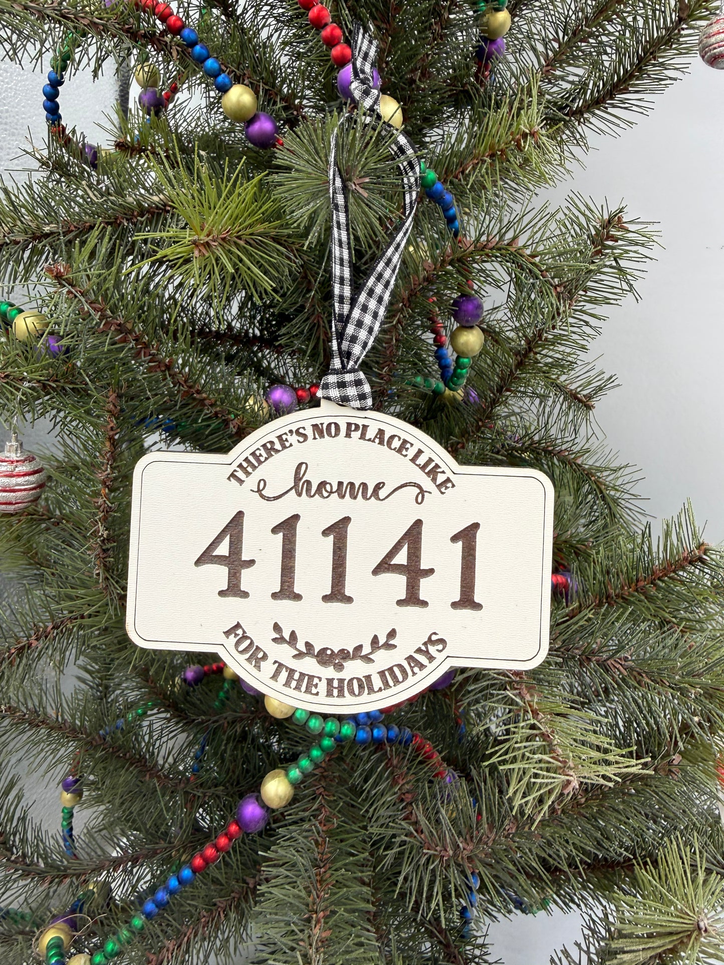 Zip Code Ornament for Christmas Ornament for Home Ornament Hometown Gift for New Home Zip Code