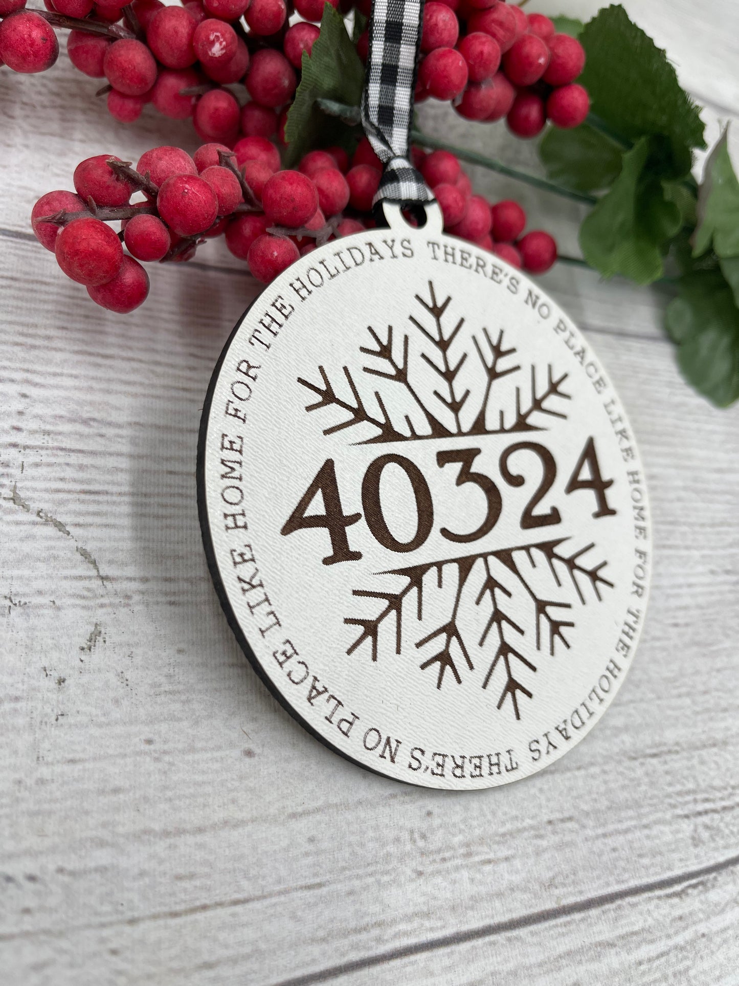Zip Code Ornament for Christmas Ornament for Home Ornament Hometown Gift for New Home Zip Code