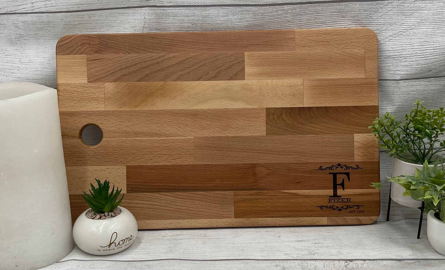 Cutting Board Monogram Personalized Mother's Day Gift