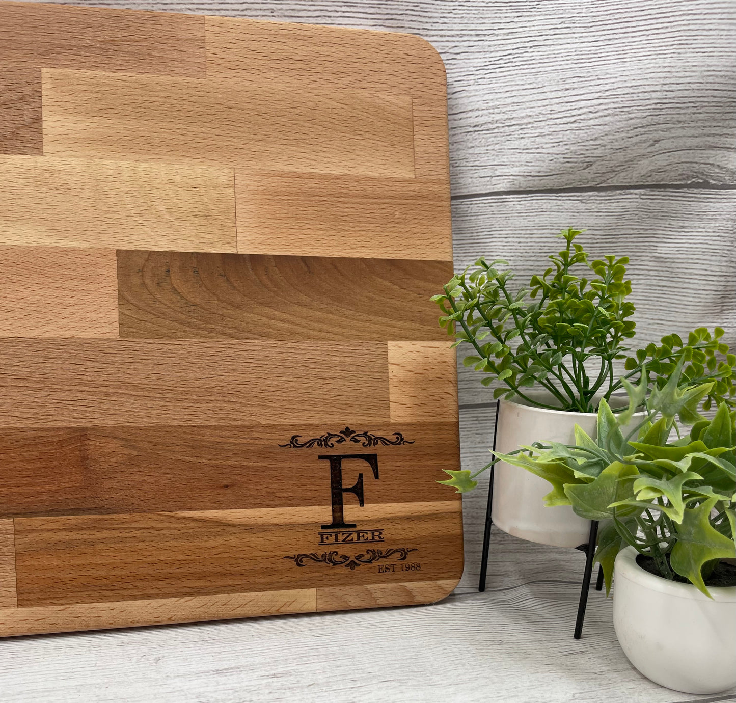 Cutting Board Monogram Personalized Mother's Day Gift