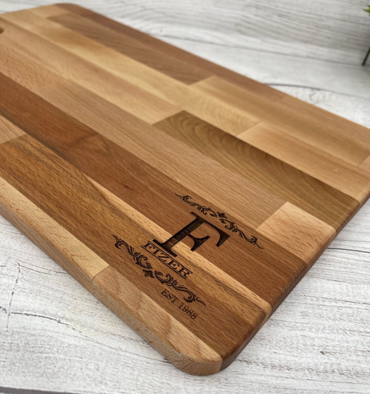Cutting Board Monogram Personalized Mother's Day Gift