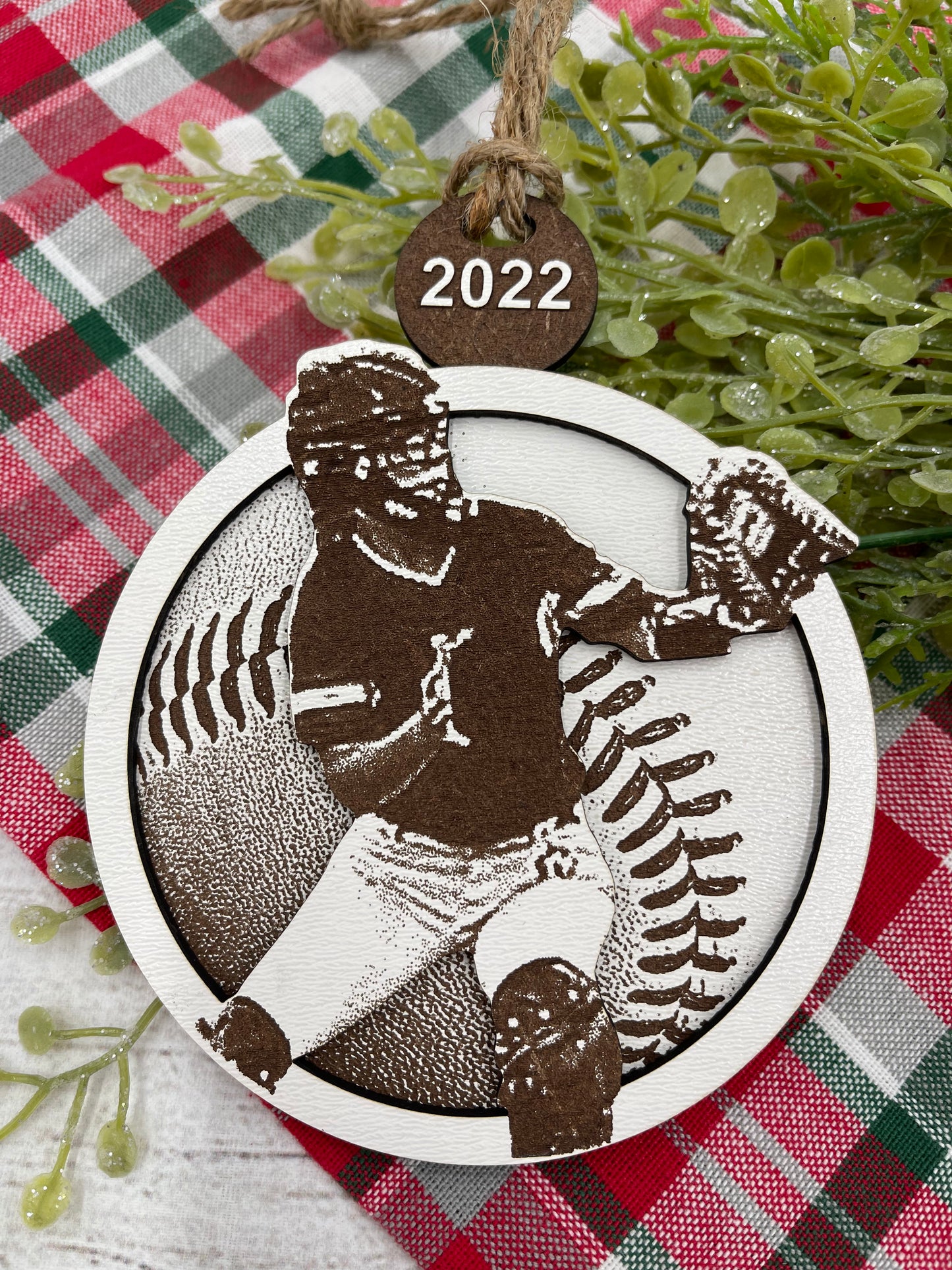 Kids Sports Custom Photo Ornament - Youth Sports Photo Ornament - Personalized!