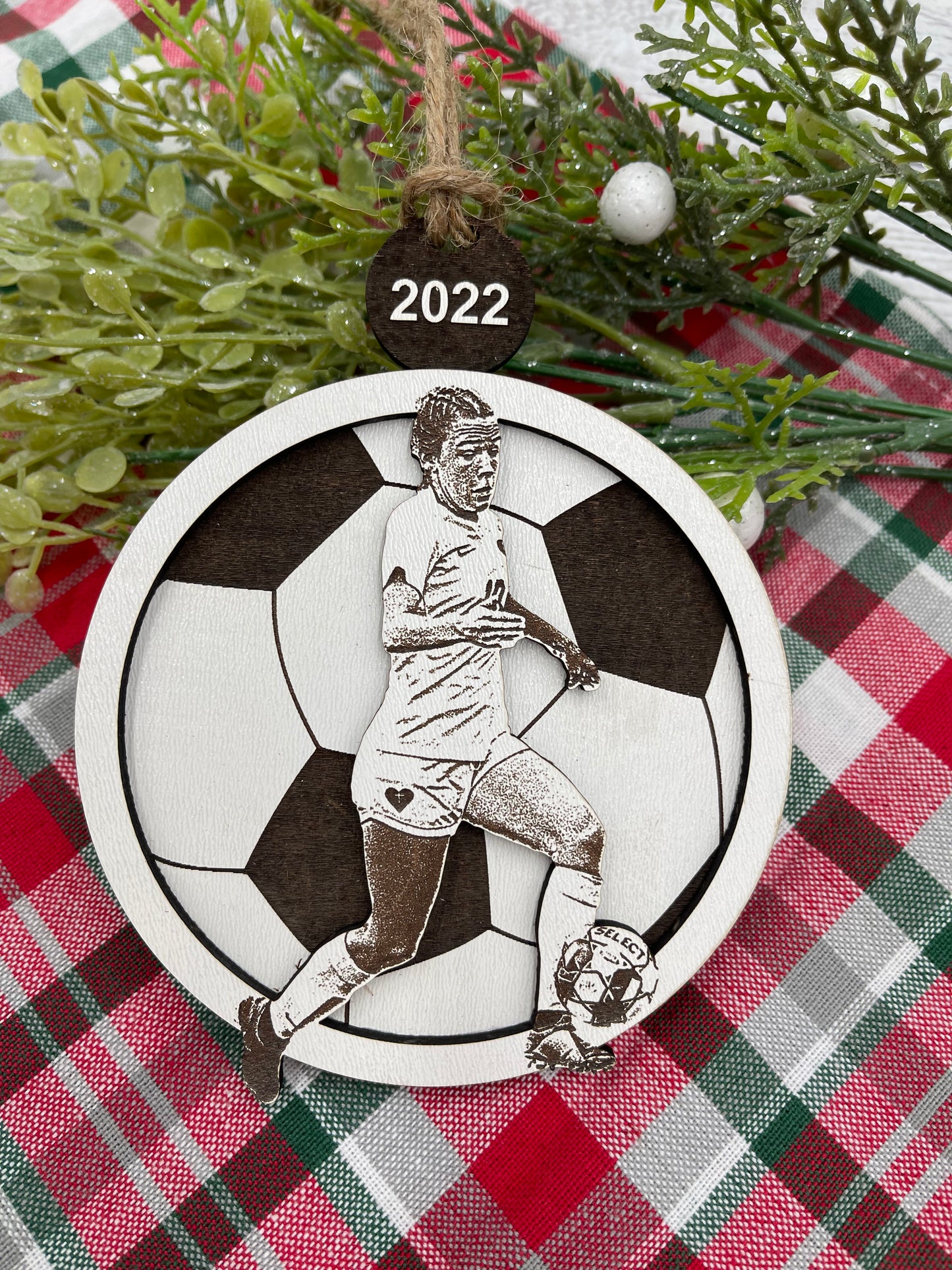 Kids Sports Custom Photo Ornament - Youth Sports Photo Ornament - Personalized!