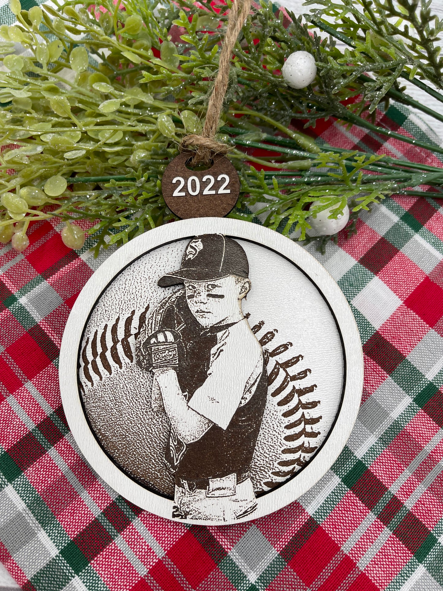 Kids Sports Custom Photo Ornament - Youth Sports Photo Ornament - Personalized!