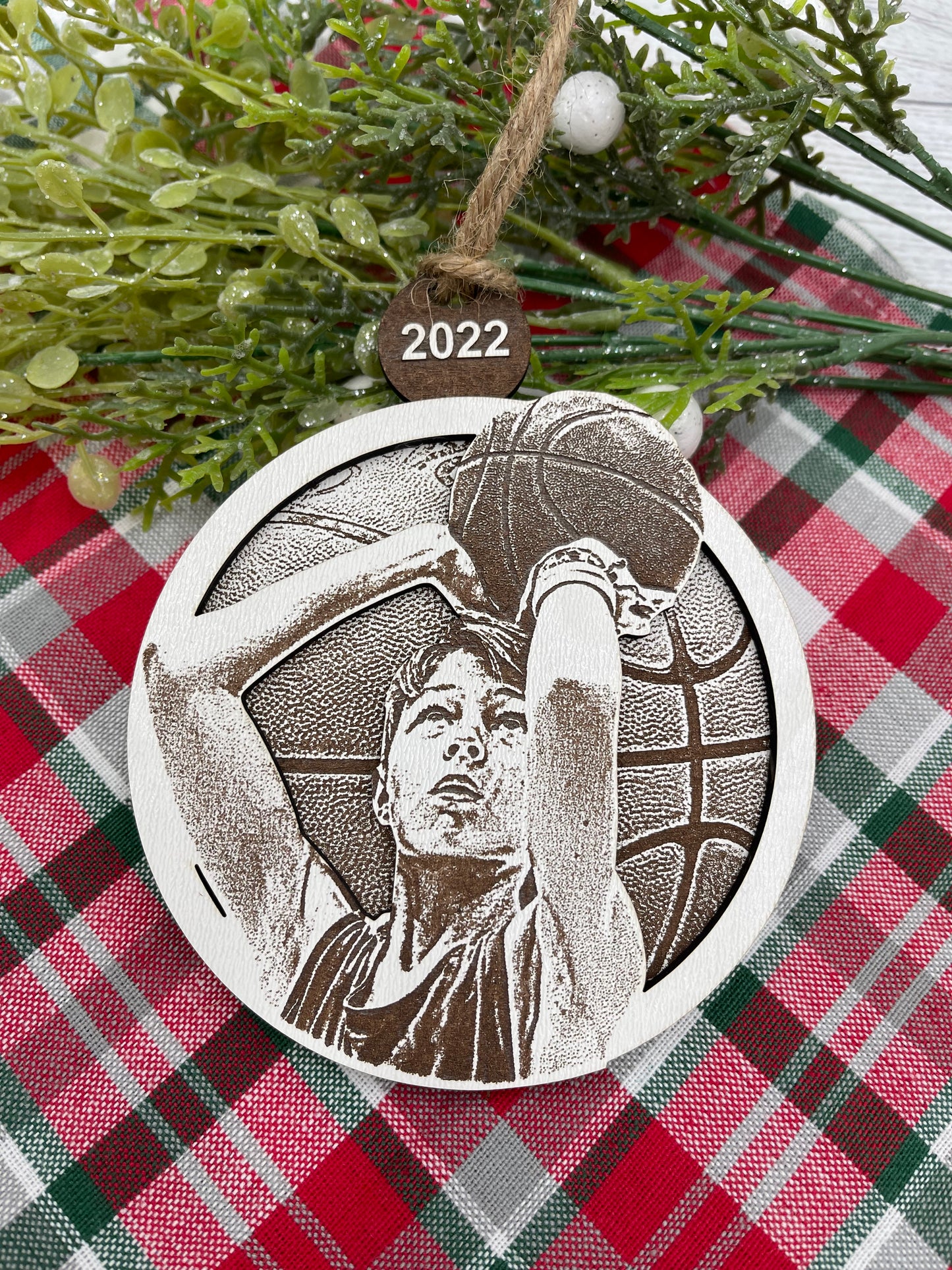 Kids Sports Custom Photo Ornament - Youth Sports Photo Ornament - Personalized!