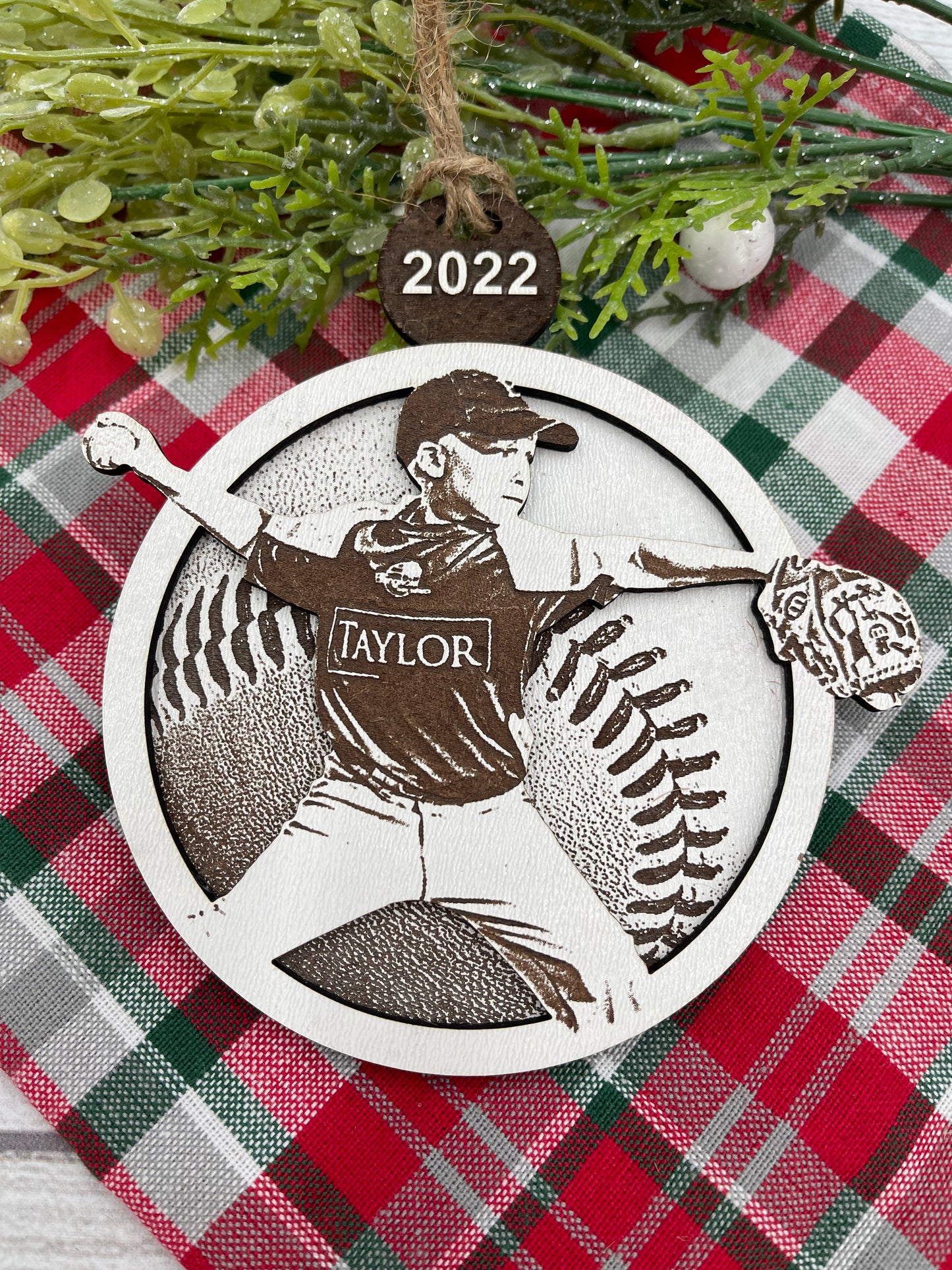 Kids Sports Custom Photo Ornament - Youth Sports Photo Ornament - Personalized!