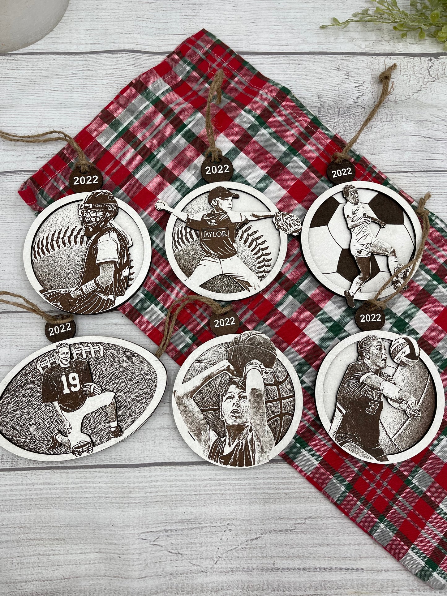 Kids Sports Custom Photo Ornament - Youth Sports Photo Ornament - Personalized!