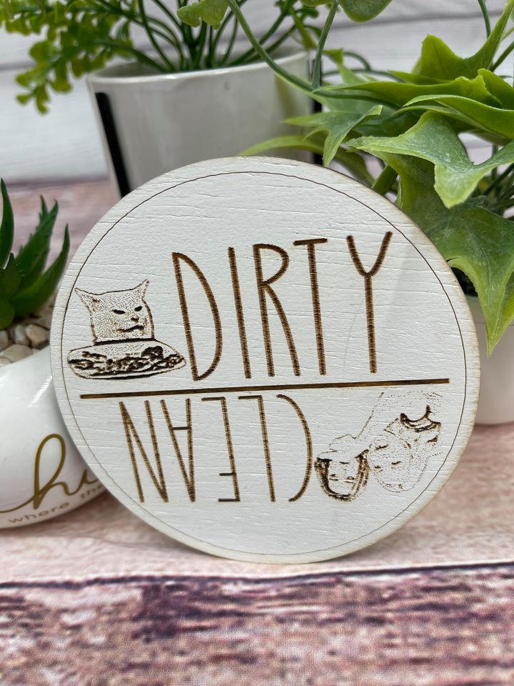 DISHWASHER Magnet - Woman Yelling At Cat - Clean Dirty Magnet - Cat Meme - Taylor Armstrong Real Housewives
