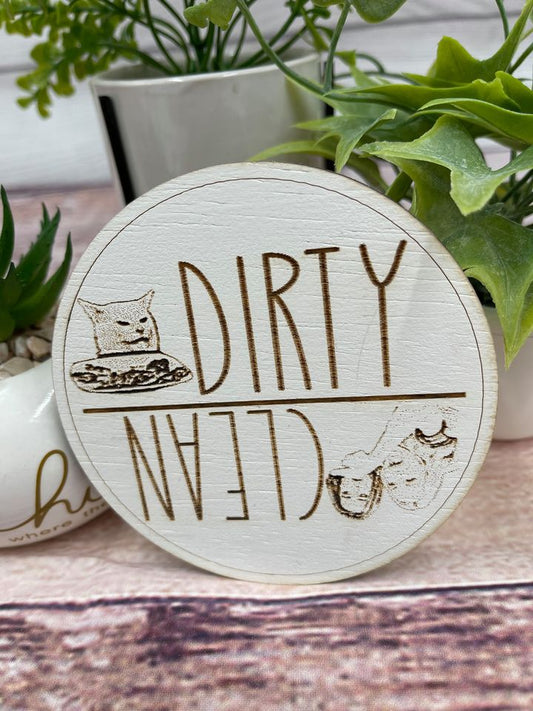 DISHWASHER Magnet - Woman Yelling At Cat - Clean Dirty Magnet - Cat Meme - Taylor Armstrong Real Housewives