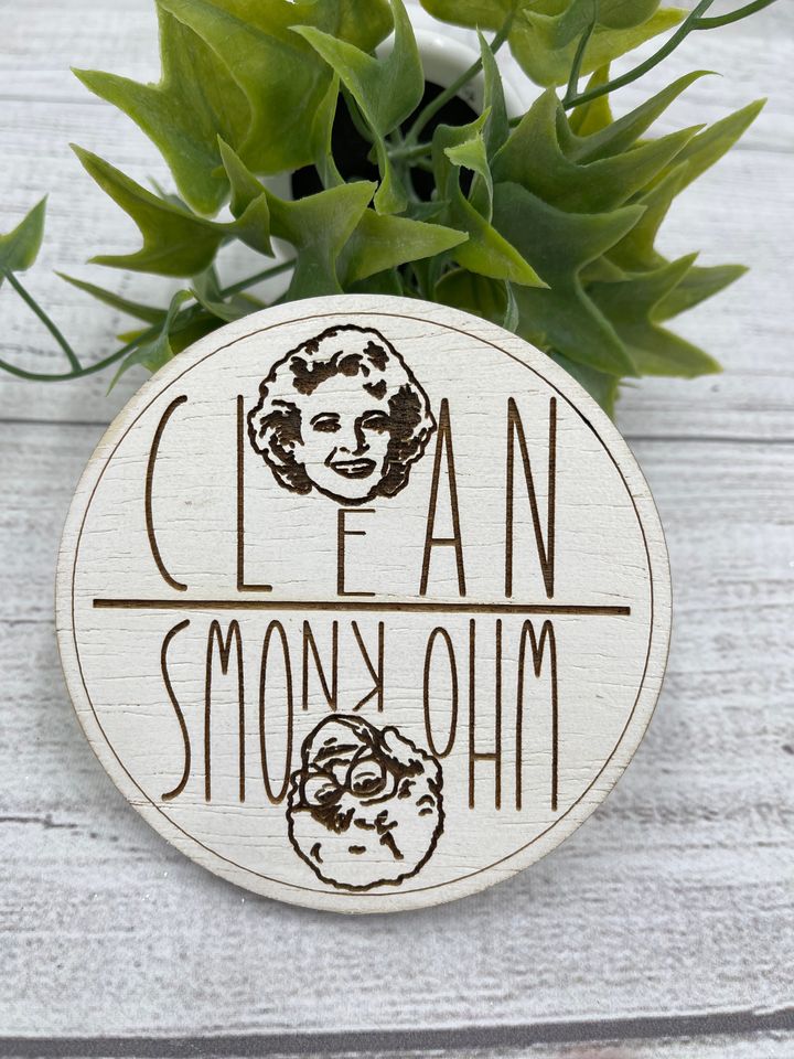 Dishwasher Magnet Rose Betty White & Sophia Golden Girls Clean Dirty Magnet