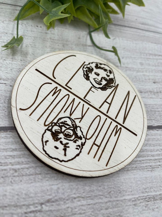 Dishwasher Magnet Rose Betty White & Sophia Golden Girls Clean Dirty Magnet