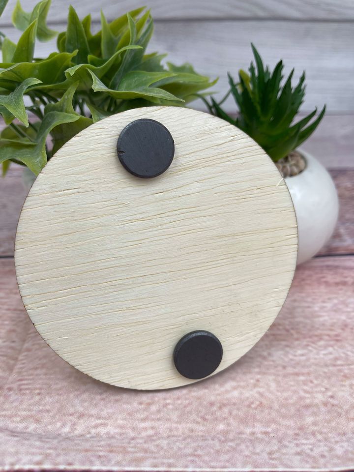 DISHWASHER Magnet, Clean Dirty Magnet, Peanuts, Strong Plywood Engraved Modern Magnets, Inspired Dishwasher Circle Magnet