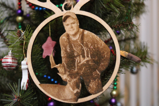 Sportsman's Christmas Ornament - Hunting & Fishing - Deer Elk Fish Christmas Gift