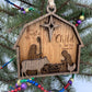 Nativity Barn Scene Ornament Christmas Manger Scene Holiday Tree Decoration