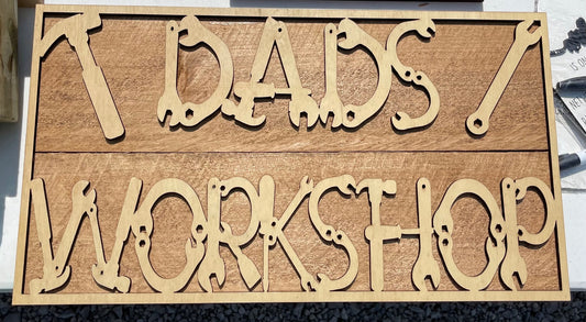 Dad’s Workshop Garage Sign - Papaw - Father’s Day
