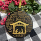 Nativity Names of God Ornament: Jesus, Emmanuel, Christ