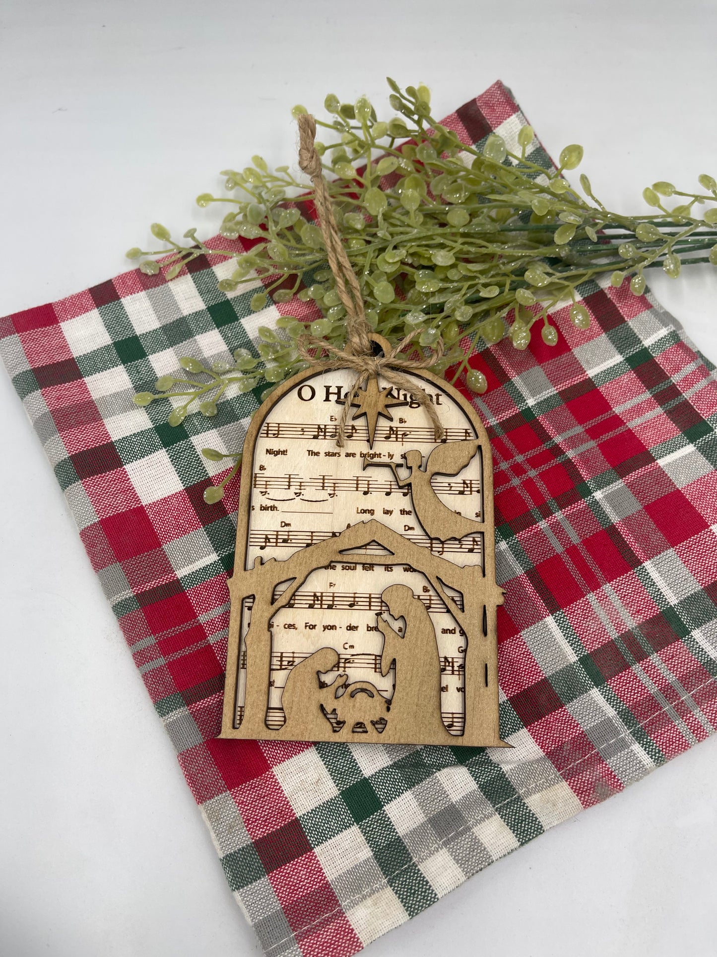 O Holy Night Nativity Song Ornament
