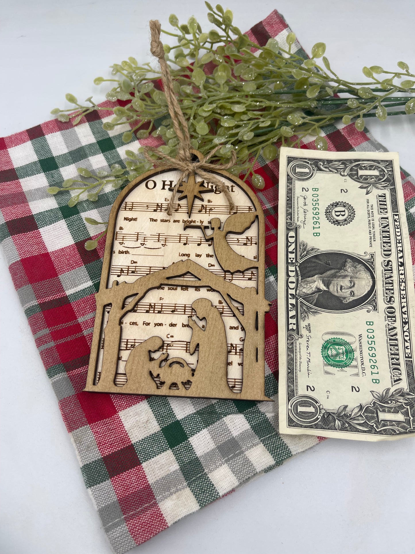 O Holy Night Nativity Song Ornament