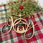 Joy Nativity Christmas Ornament Wood Nativity Joy Ornament Religious Wood Christmas Ornament Laser Cut Nativity Scene Ornament