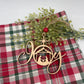Joy Nativity Christmas Ornament Wood Nativity Joy Ornament Religious Wood Christmas Ornament Laser Cut Nativity Scene Ornament