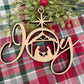 Joy Nativity Christmas Ornament Wood Nativity Joy Ornament Religious Wood Christmas Ornament Laser Cut Nativity Scene Ornament