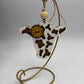 Personalized Cow Car Charm