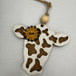 Personalized Cow Car Charm