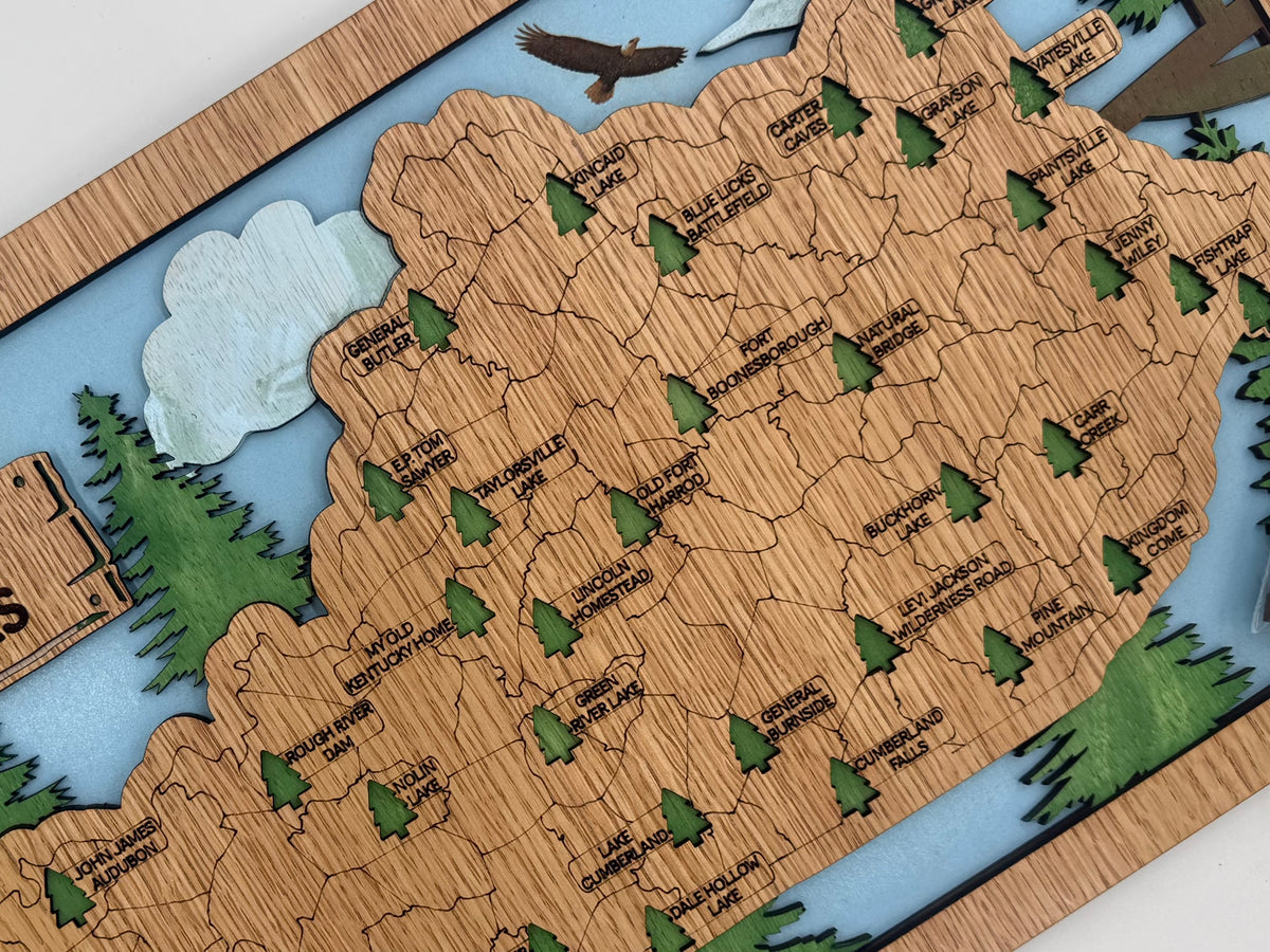 Kentucky State Parks Tracker Map