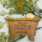 The Gift That Forever Changed the World – Wooden Manger Ornament