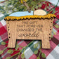 The Gift That Forever Changed the World – Wooden Manger Ornament