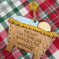 The Gift That Forever Changed the World – Wooden Manger Ornament