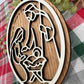Christ the Savior Is Born – Wooden Nativity Christmas Ornament