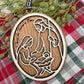 Christ the Savior Is Born – Wooden Nativity Christmas Ornament