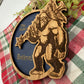 Personalized Bigfoot Believe Christmas Ornament – Wooden Sasquatch Family Name Gift