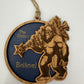 Personalized Bigfoot Believe Christmas Ornament – Wooden Sasquatch Family Name Gift